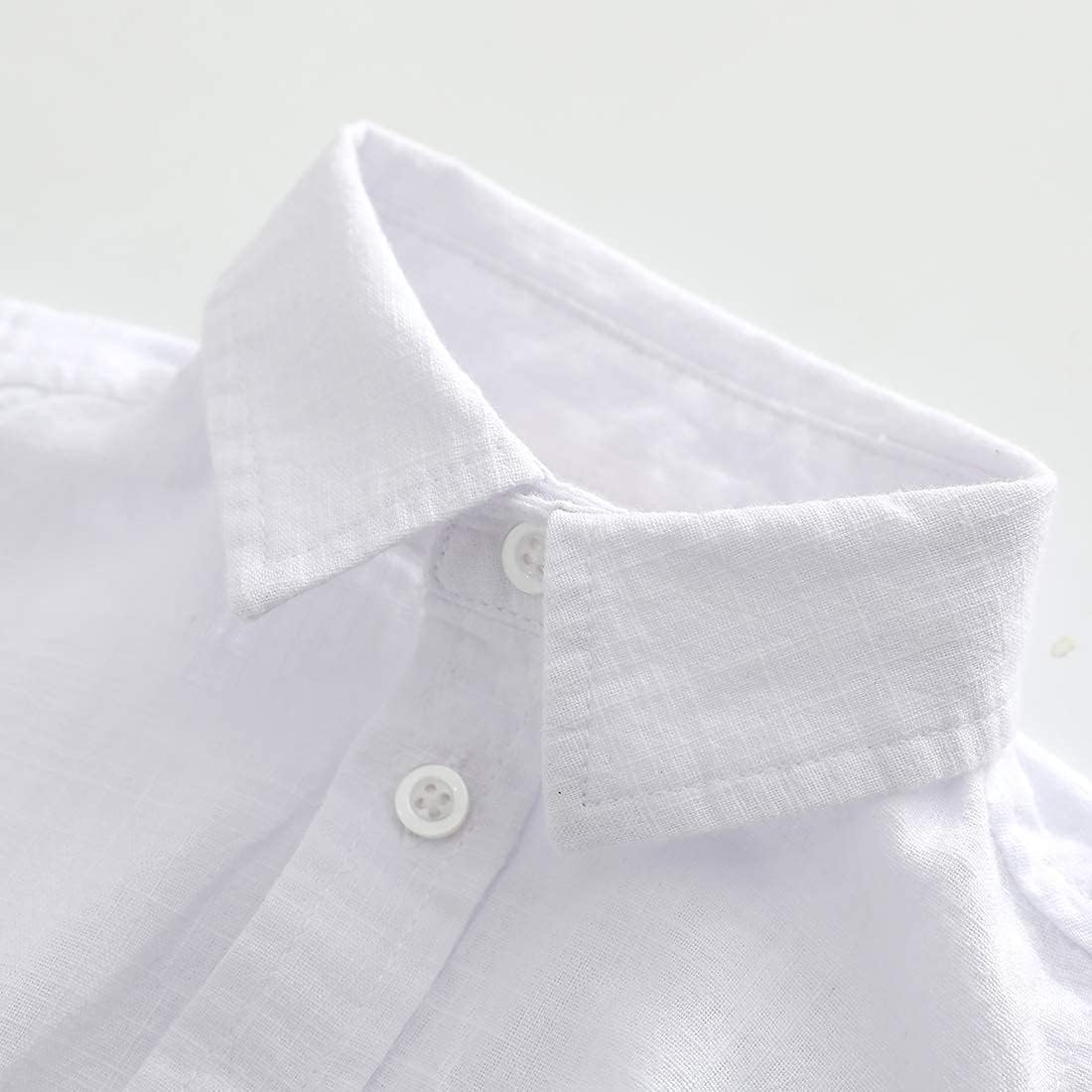 MOMOLAND Infant Baby Boys Woven Button Up Bodysuit Shirt - Image 4