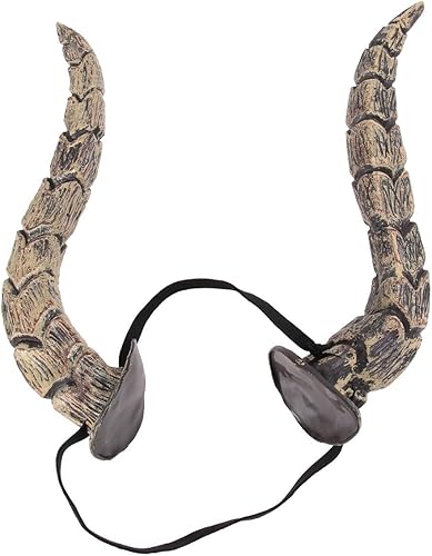 NUOBESTY Diadema de cuerno de simulación de animales de Halloween, Halloween, cuerno de demonio, para Halloween, cosplay, accesorios para el cabello