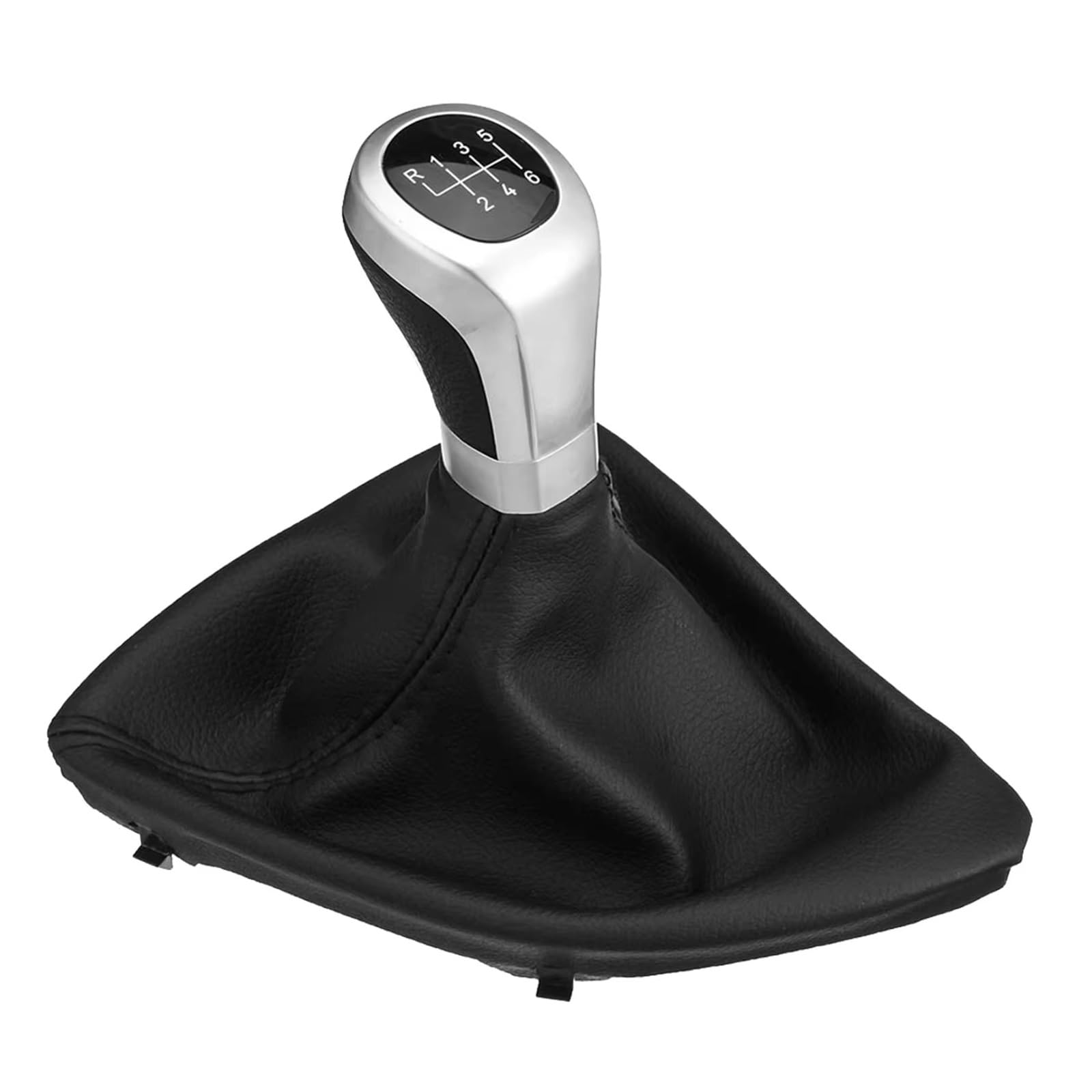 Qaliydfd One Color Auto Gear Lever Compatible With For 1 Series E81 E87 Lci 2006 2007 2008 2009 2010 2011 6 For Speed Manual Gear Shift Knob Shifter Lever Boot Cover