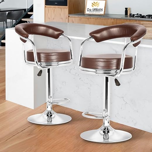 Da URBAN Classic Bar Stool Pack of 2 Brown
