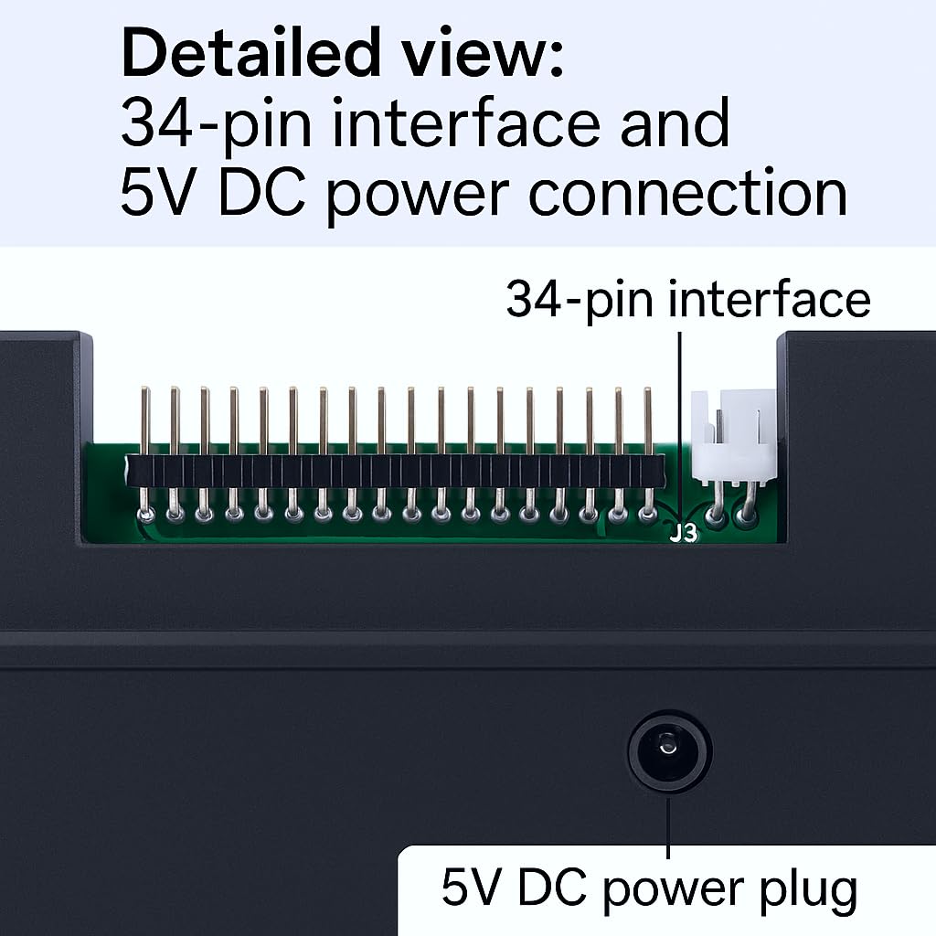 Unidad de disco Floppy-3.5 "1000 Unidad de disquete a simulación de emulador USB para teclado musical