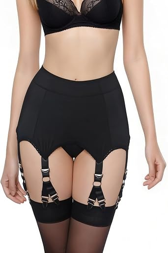 Womens High Waisted Shaper Garter Belt