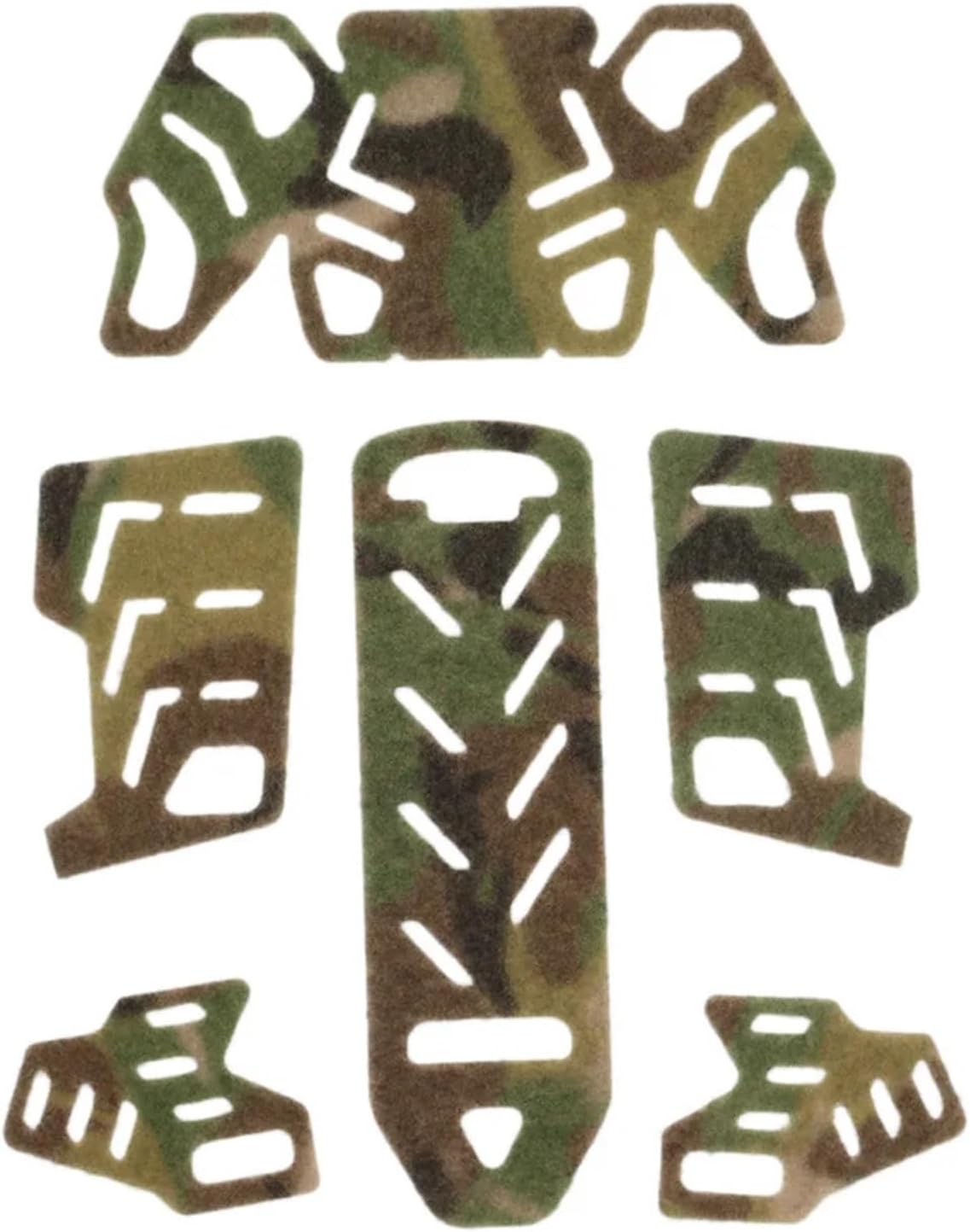 6Pcs/Set Tactical Helmet Magic Sticker Helmet Patches Hook Loop Fastener Sticky Helmet Accessories