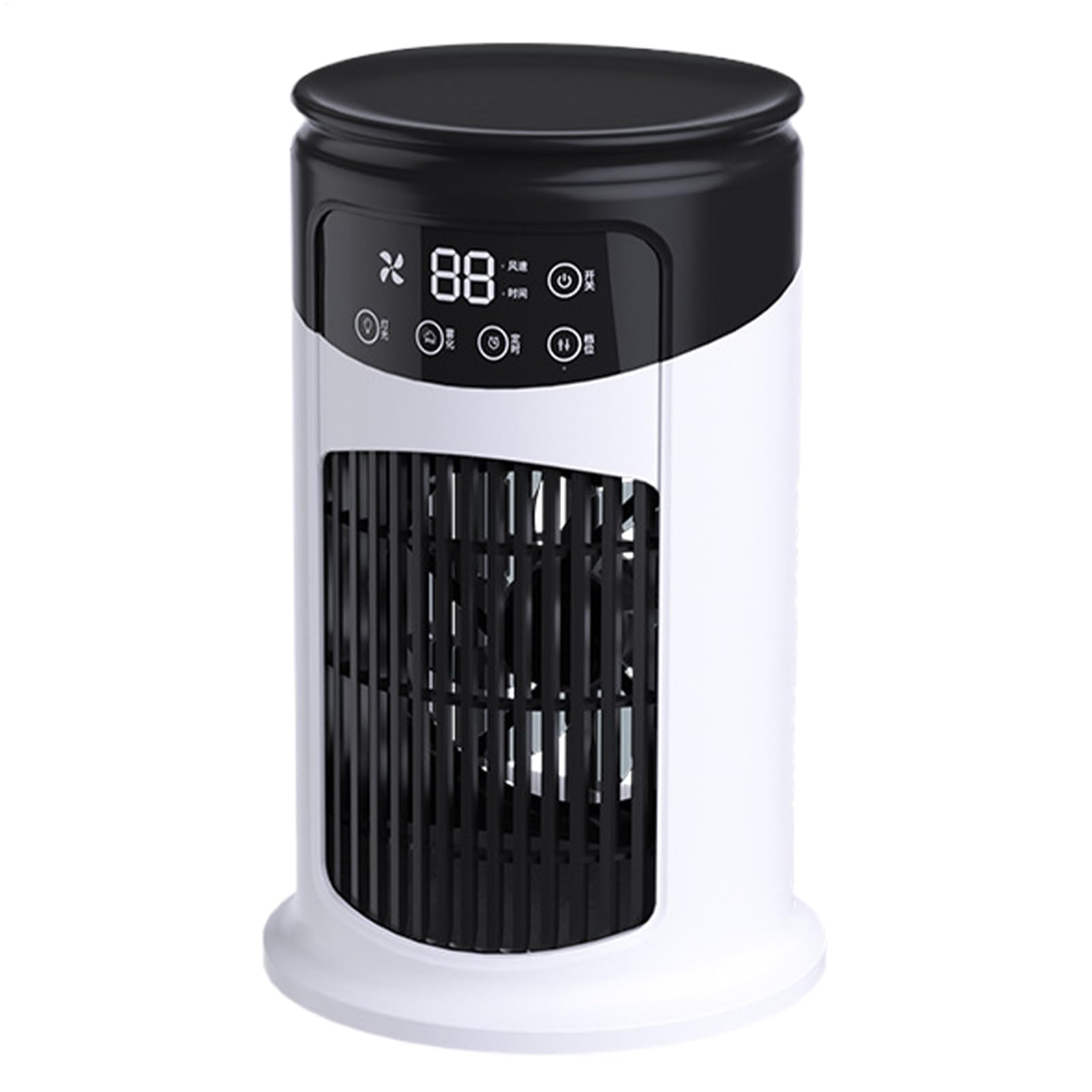 Ventilatore portatile per condizionatore d'aria – umidificatore multifunzionale con nebbia di raffreddamento per casa, ufficio, cucina, scrivania, soggiorno, garage, escursionismo