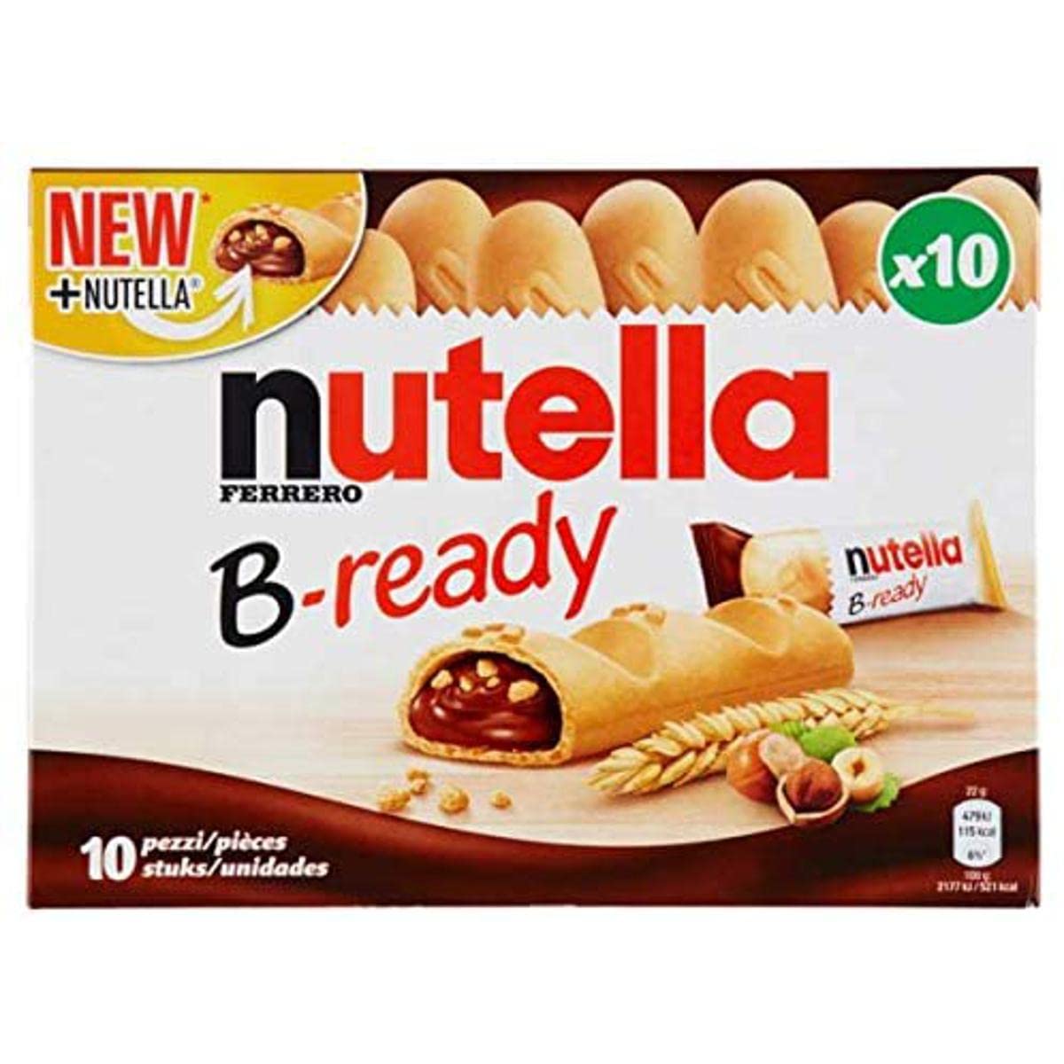 See full amazon price history chart for Nutella B-Ready Wafer, 10 X 22 g Nutella B-Ready Wafer, 10 X 22 g (B07Z571RNB) Amazon Price History, Amazon Price Tracker