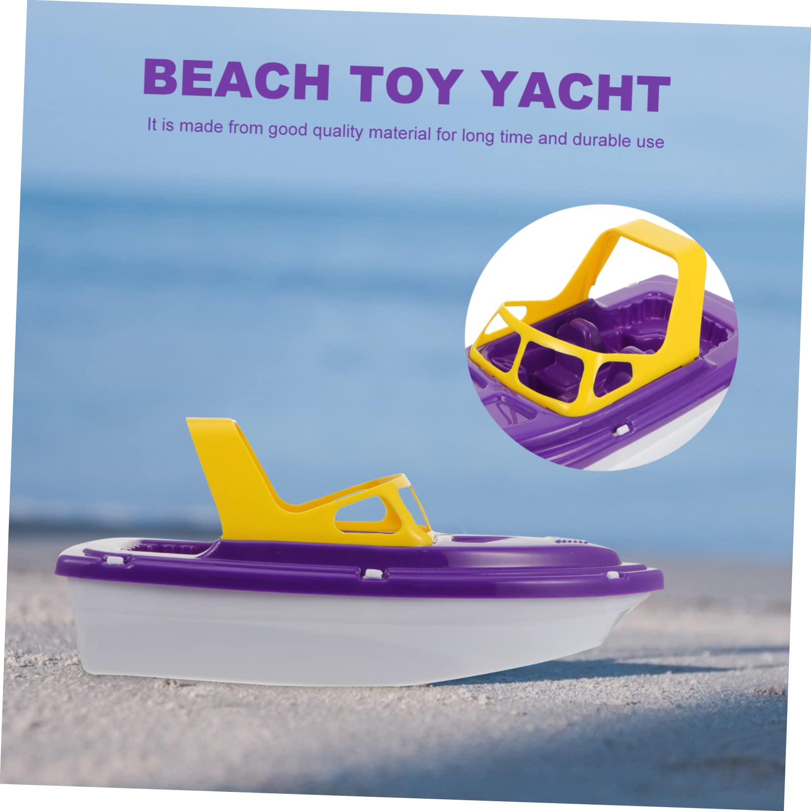 UKCOCO 3 Piezas Juguete de Baño para Niñas Barco de Plástico Flotante de Juguetes de Playa y Ducha y Duradero para Bebés
