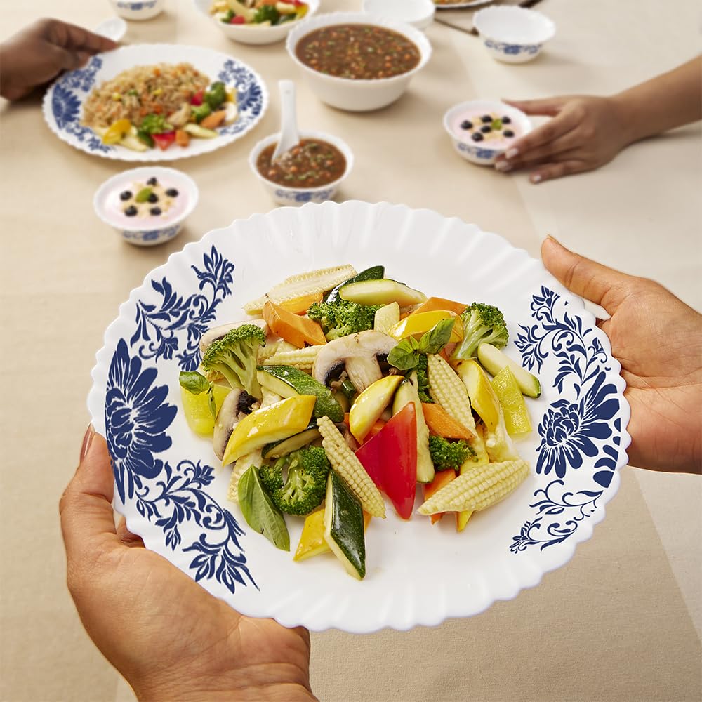 Larah Dinner Set - 6 Piece Opalware, Bone-Ash Free -3 Larah Dinner Set - 6 Piece Opalware, Bone-Ash Free -3