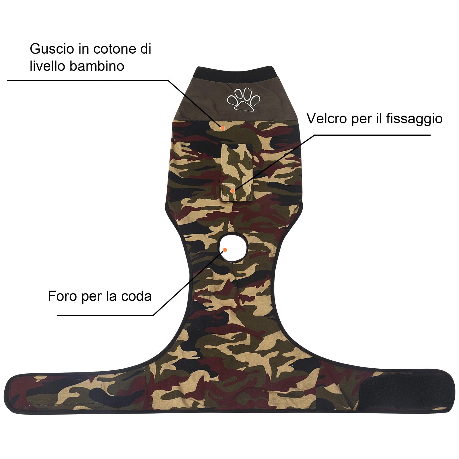 Jiupety Body Cane Post Operatorio Femmina Integrato Regolabile, Morbido e Confortevole, Body Tuta Chirurgico Cane Femmina, Verde, XXL
