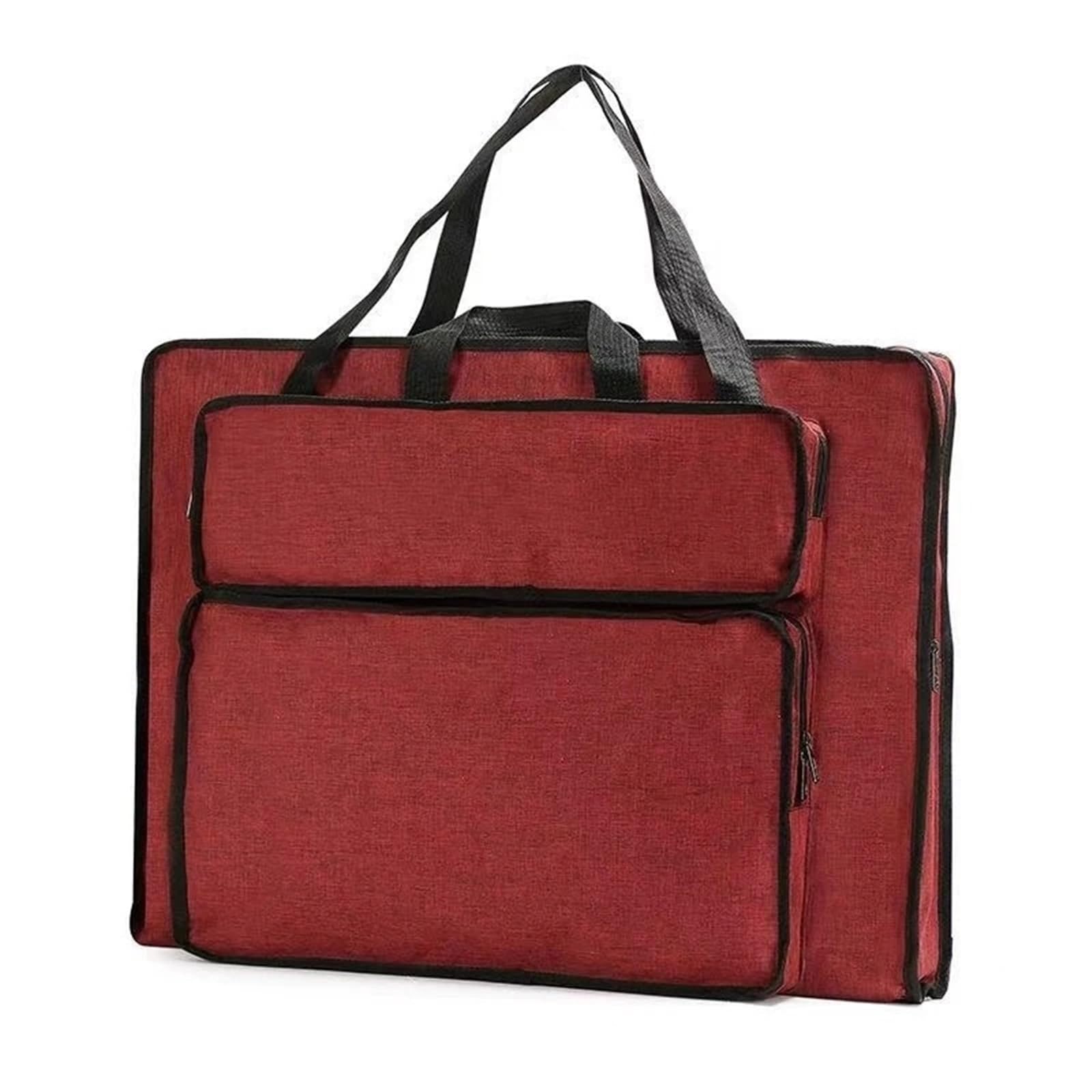 Portafolio de artista, Estuche de cartera arte Bolso hombro multicolor for tablero dibujo A2 A3(Color7 L)