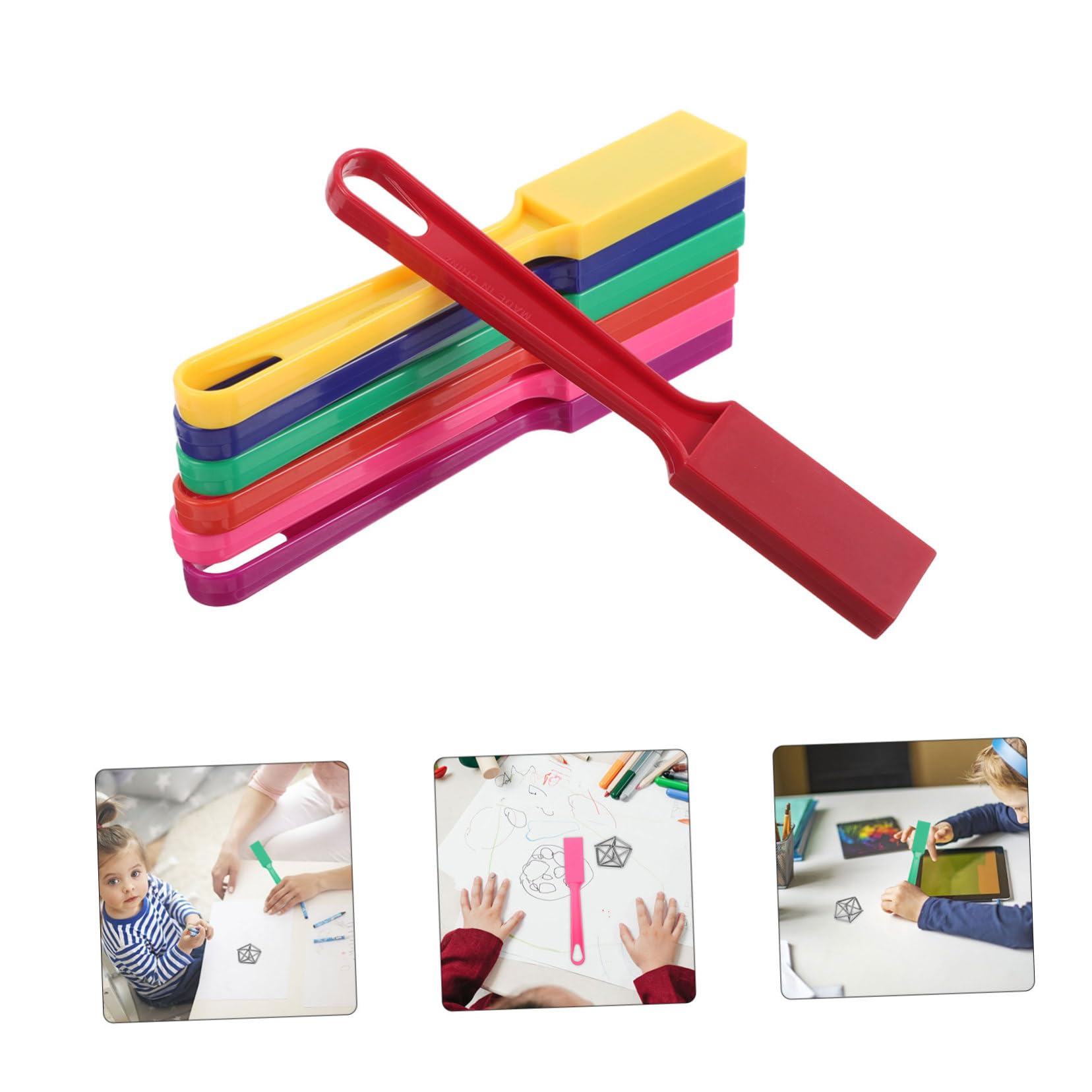 Toddmomy 7 Bastoncini Magnetici Per Bingo Per Attività Didattiche e Giochi Di Gruppo, Plastica Resistente Per Scuola e Casa, Strumento Educativo Per Conteggio, Ordinamento e Apprendimento Logico
