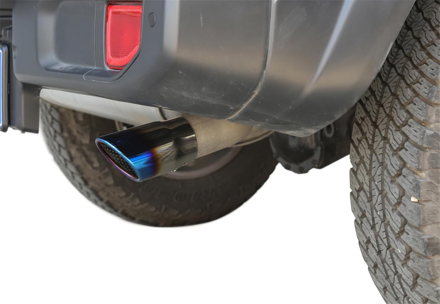Exhaust Tailpipe Chromed Trim Stainelss Steel Tail Pipe Tip Cover For Jeep Compass 2017-2025 Exterior Accessories (B)