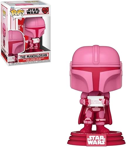 Miniatura 7 de Star Wars: Valentines - Mandalorian [Din Djarrin] Funko Pop! Figura de vinilo (paquete con funda protectora compatible con Pop Box), multicolor,