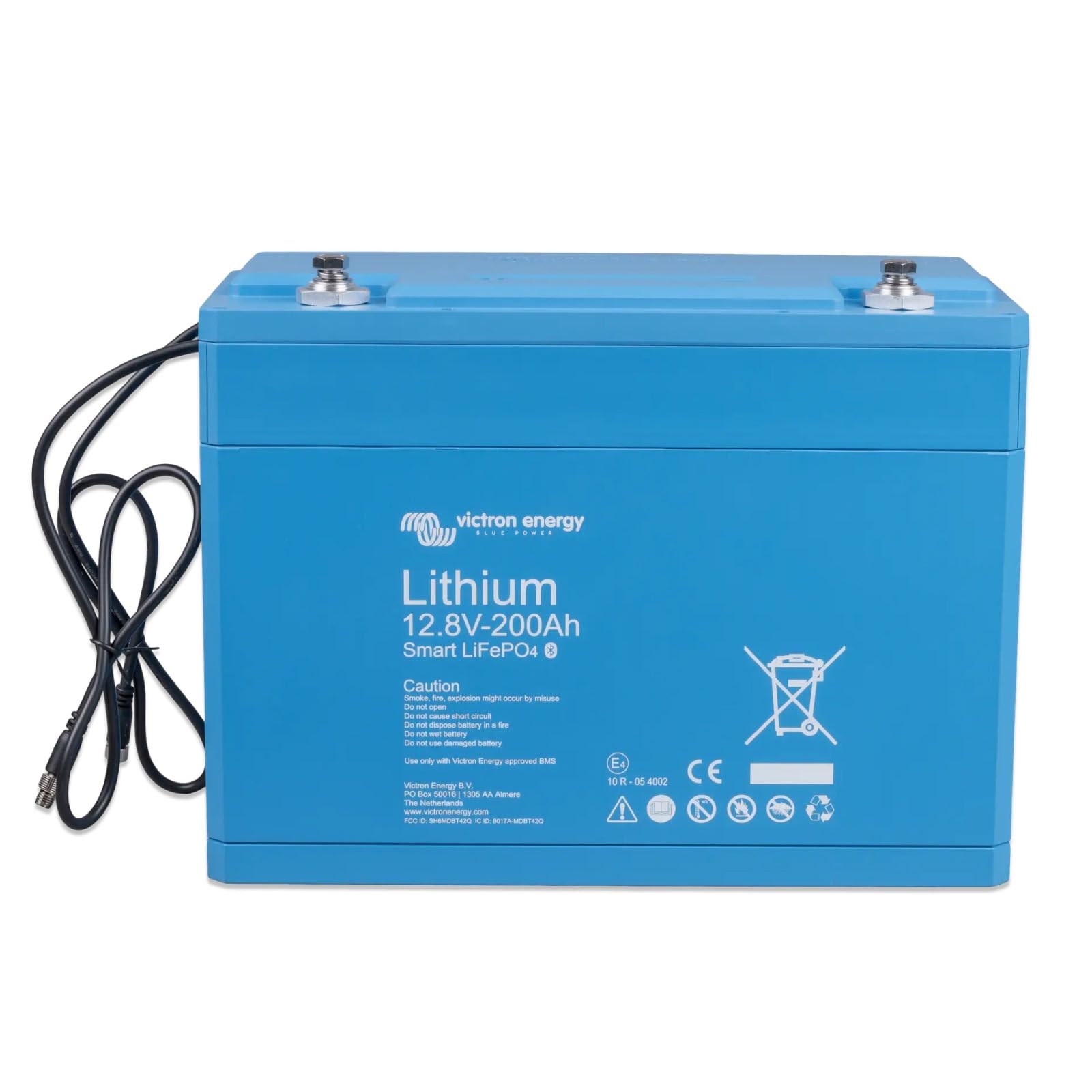 Victron Energy Smart 12,8-Volt 200Ah Batteria al Litio LiFePO4