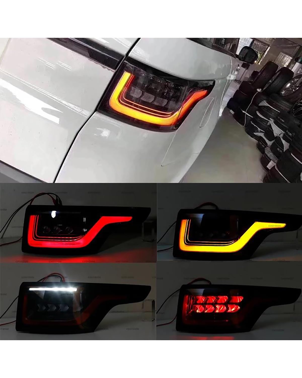Fanale Posteriore per Land per Rover per La Range per Rover Sport L494 2013 2014 2015 2016 2017 Auto LED Fanale Posteriore Posteriore Lampada Segnalazione Blocchi Fari Posteriori Auto