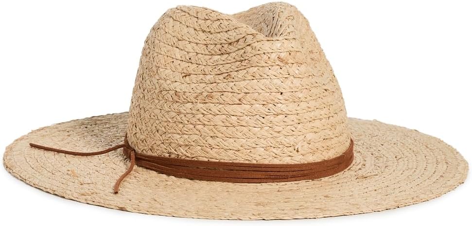 Hat Attack Women's Braided Raffia Continental Hat