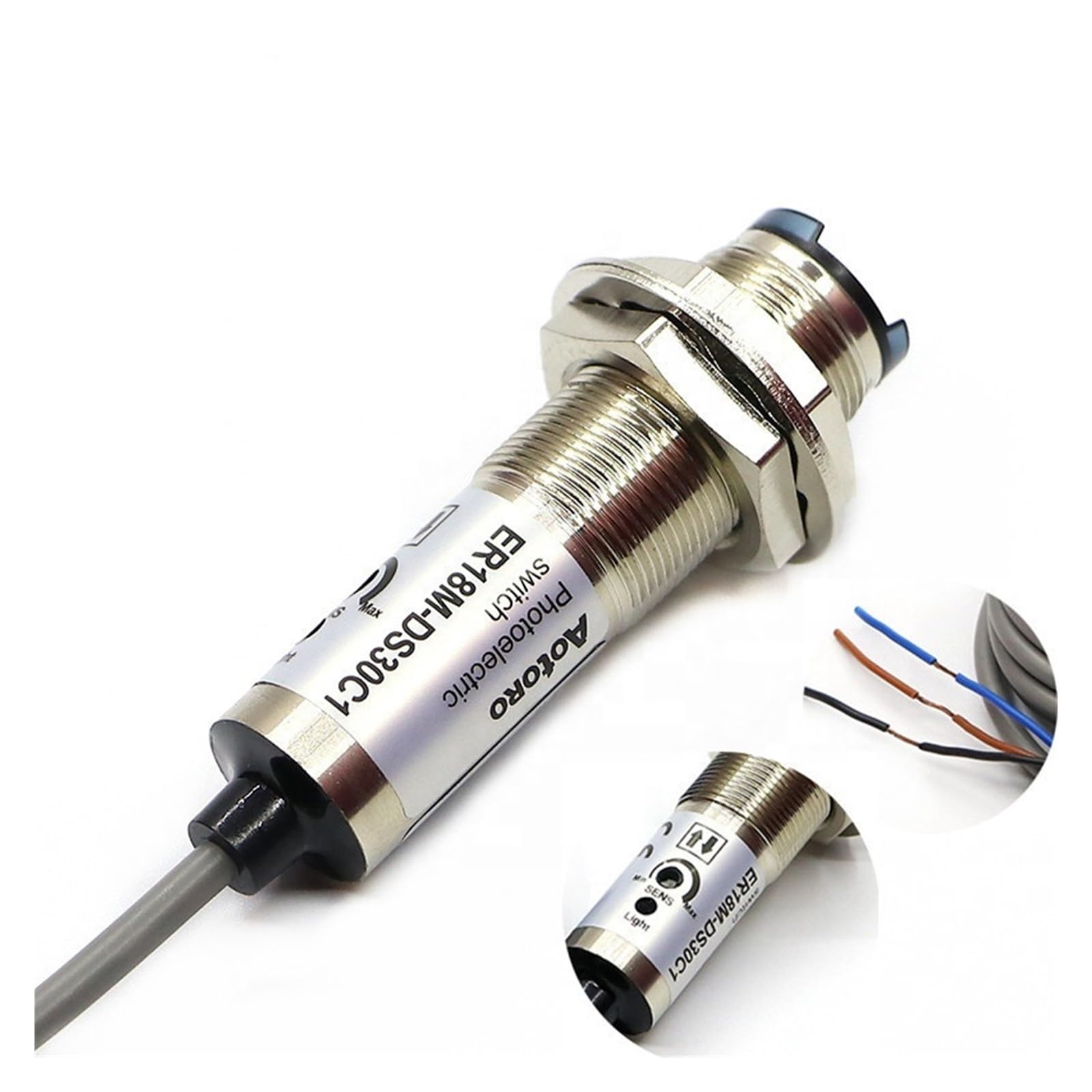 RCGKNNMUZ ER18M-DS30C1 Photoelectric Sensor Diffuse NPN PNP