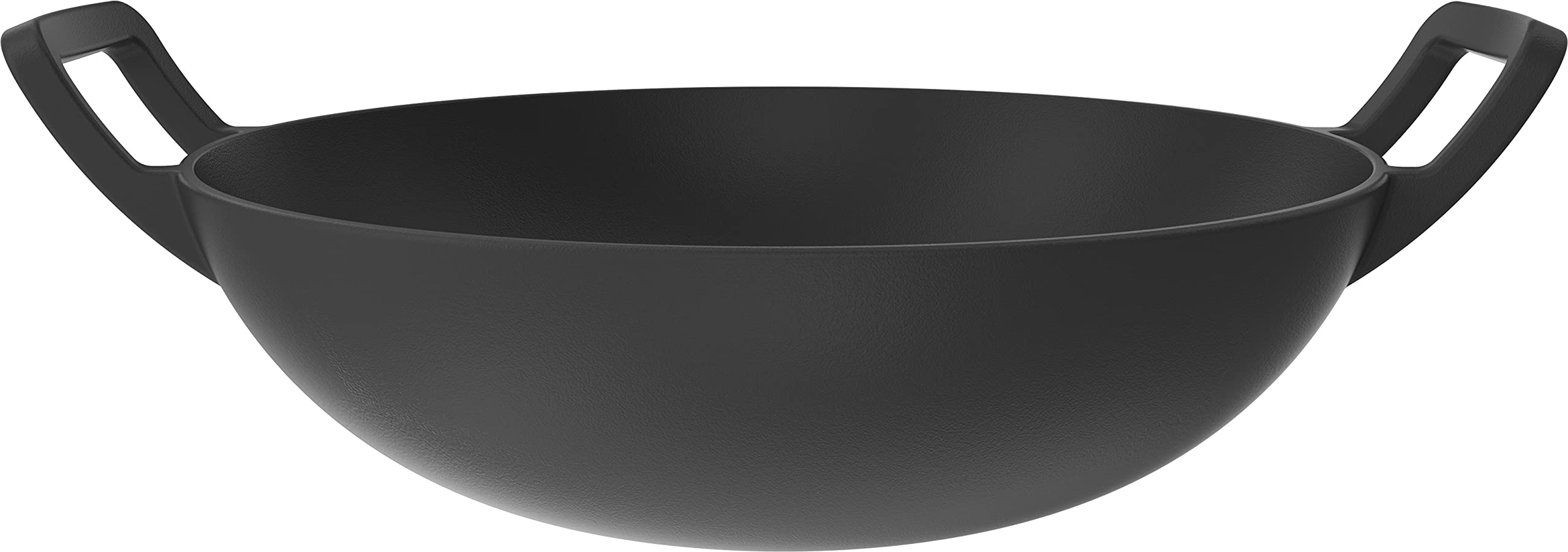 Nexgrill Gusseisen Wok I gusseiserne Wokpfanne für Gasgrill I Wok-Topf für Grill ø 30 cm I ProTouch Grillzubehör & BBQ