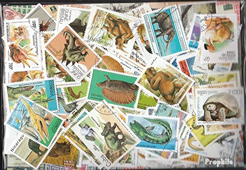 Timbres Préhistoriques Prophila Collection : Album Dinosaure et Reptile Rare