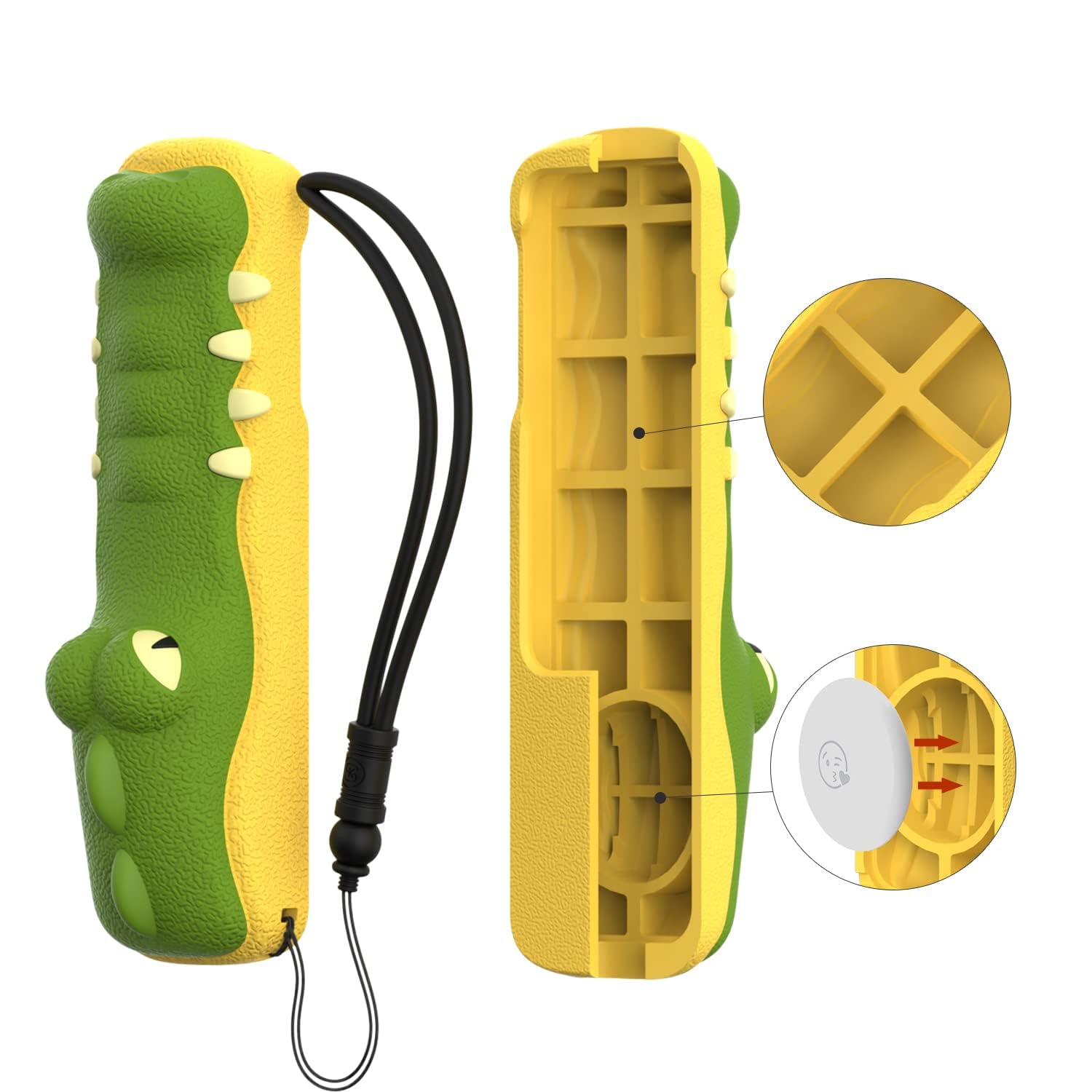 Sikai Silicone Case Fit Designed for Apple TV 4K 2021, Siri Remote 2nd Gen 2022 and AirTag - Image 2