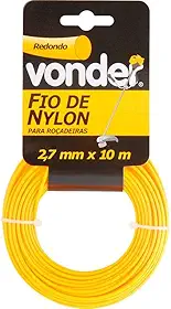 Vonder, Fio De Nylon, 2,4 Mm X 10 M, Redondo.