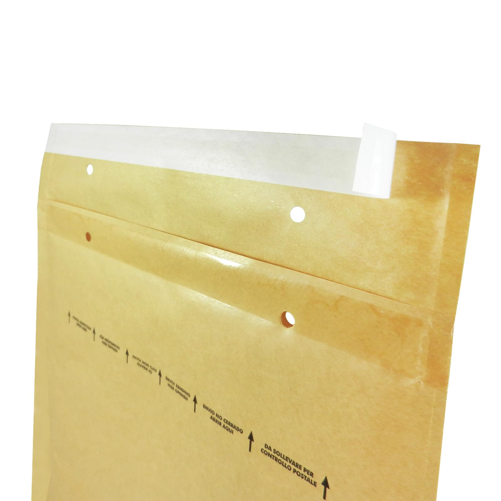 versando 200 sobres acolchados G7, tamaño interior 230 x 340 mm, | dimensiones exteriores 250 x 350 mm, color marrón/amarillo dorado para DIN A4