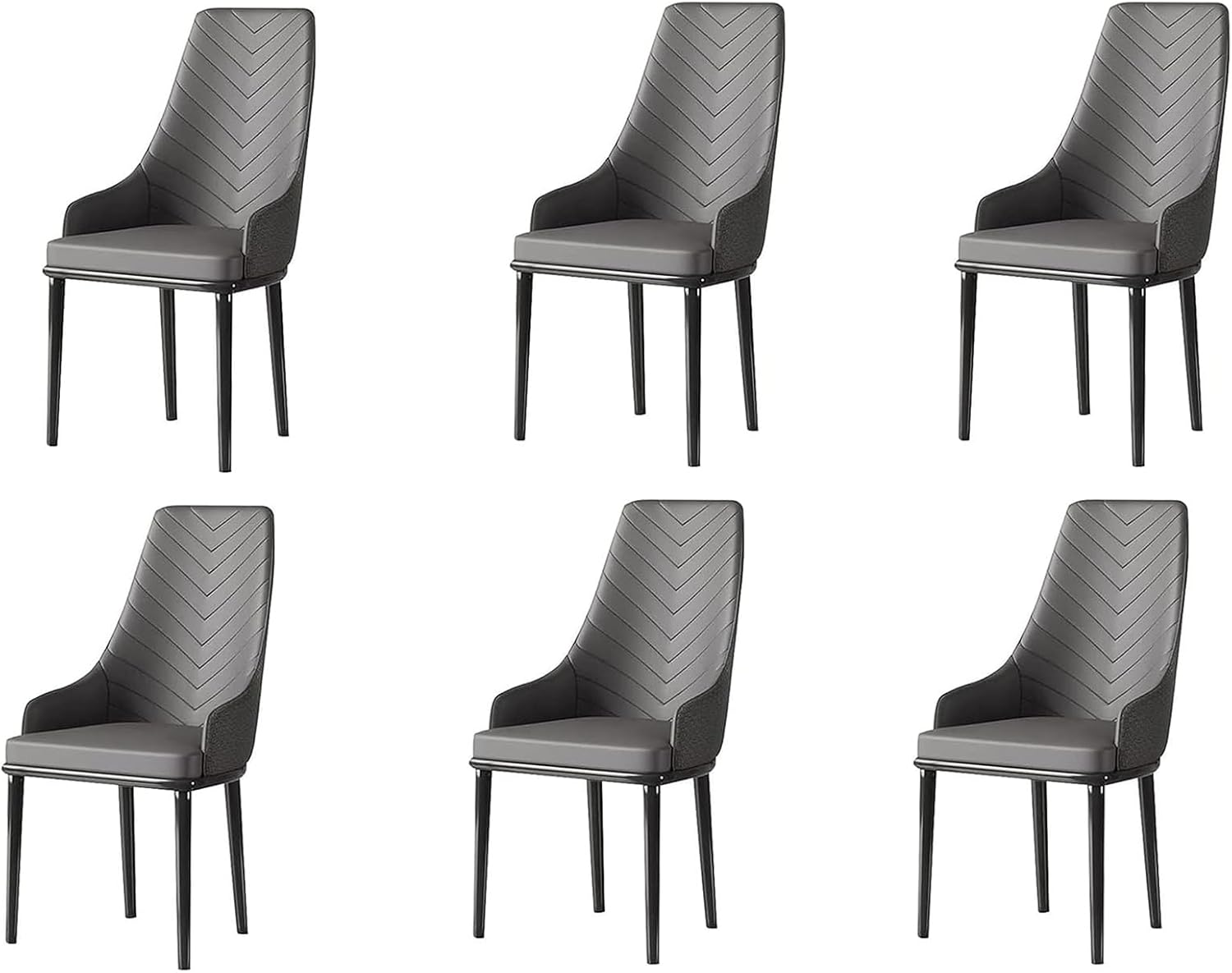 Modern Dining Chairs Set of 2/4/6, Kitchen Dining Room Chairs, Dining Room Chairs Makeup Vanity Chair with Back for Kitchen Dining Room,A,4pcs