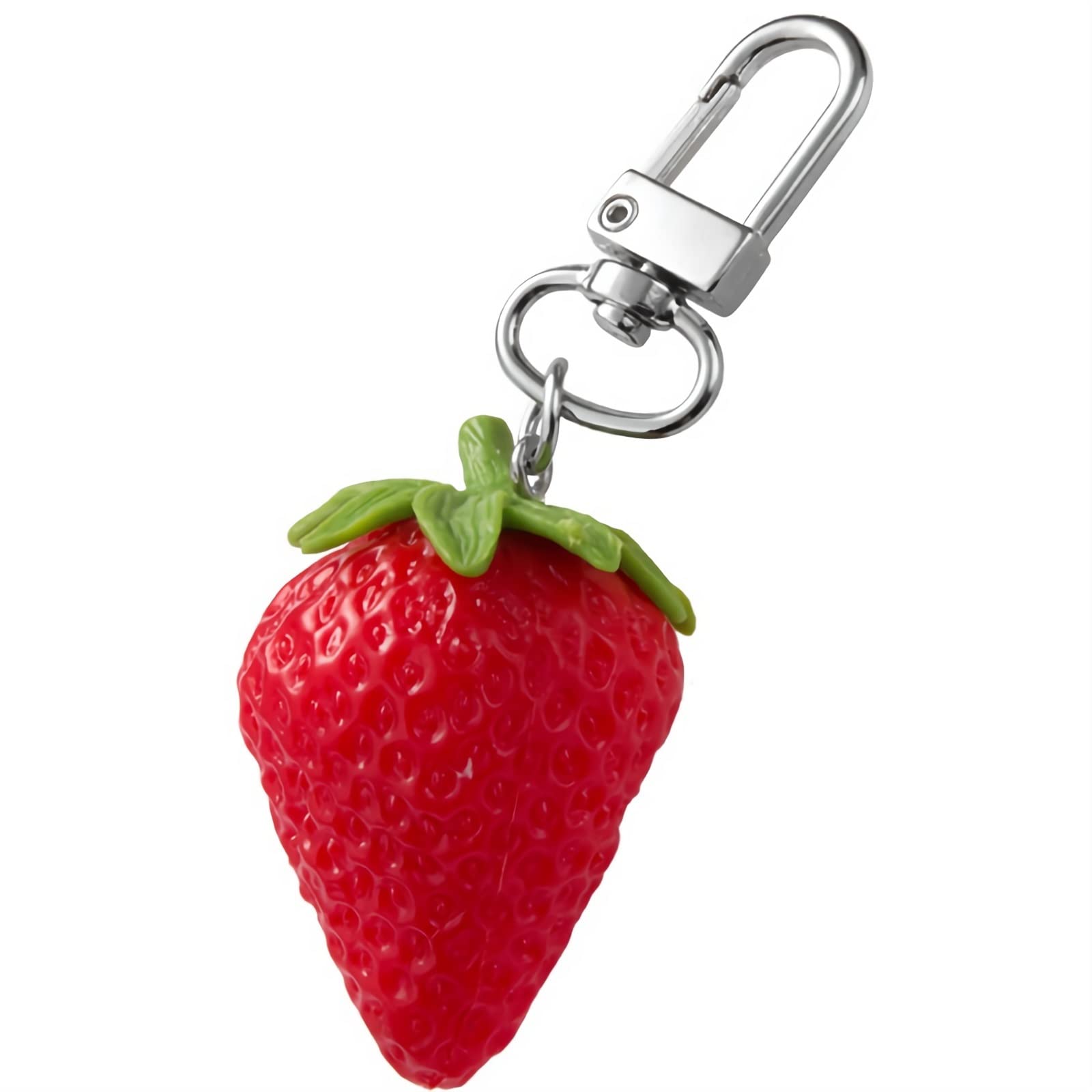 3D Crafts Crystal Cherry Pendant Ornaments Car Keyring Creative Cherry Charms Ha - Foto 12