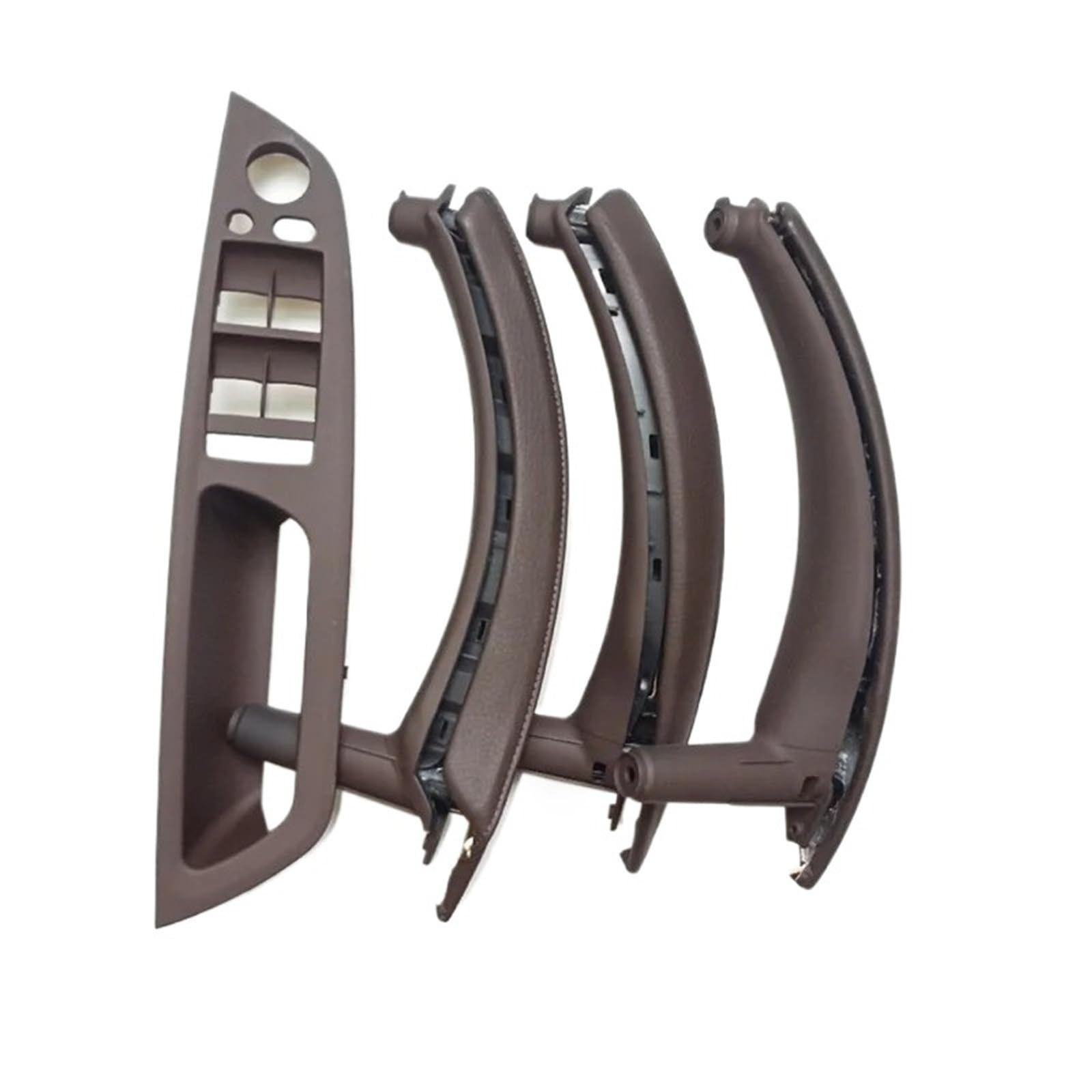JYUTDW Door Inner Handle for BMW for X5 X6 E70 E71 E72 2007-2014 Car Inner Door Handle Trim Pull Grab Panel(Moka)