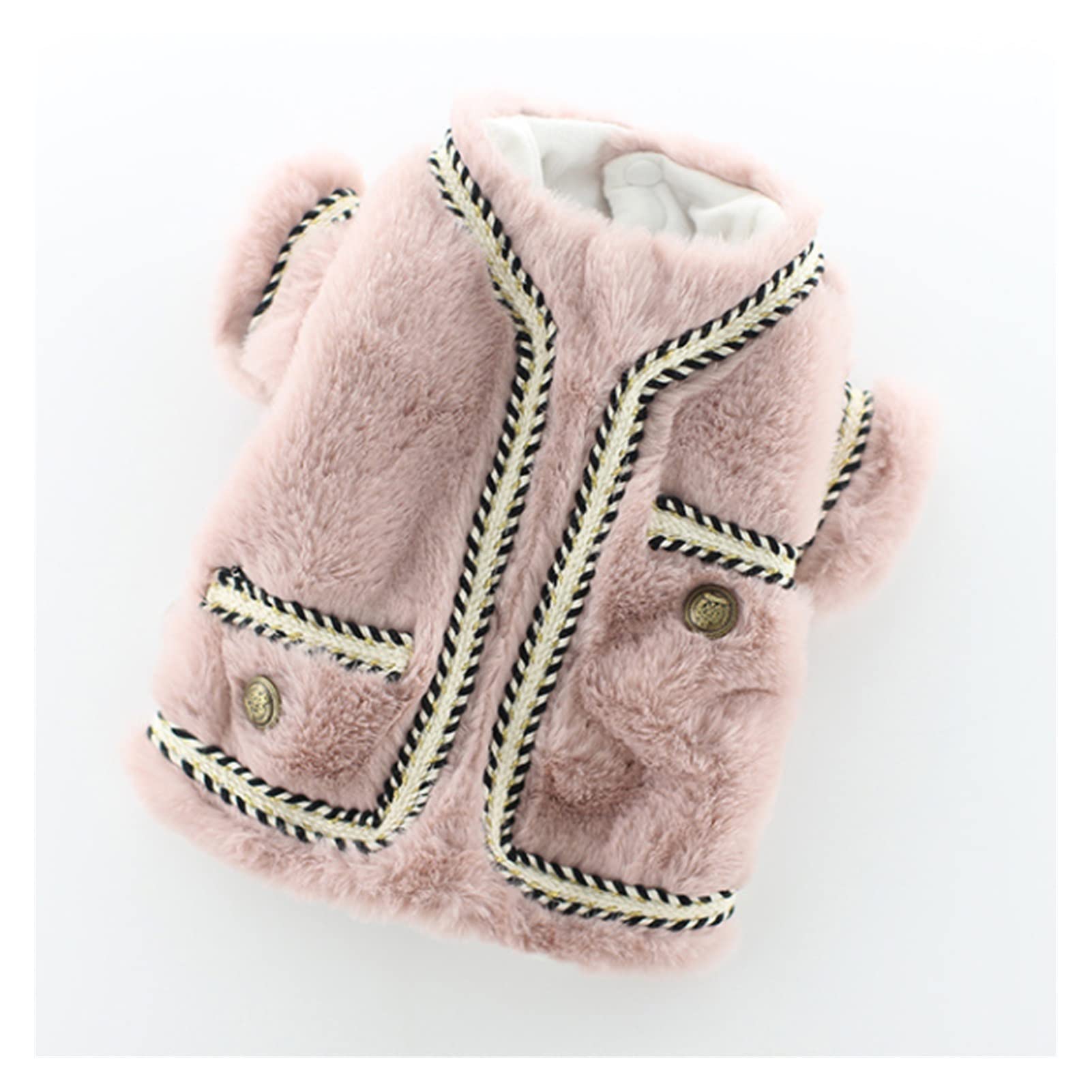 Vêtement d'hiver pour chiot : pull doux et chaud en velours pour chien et chat, taille L