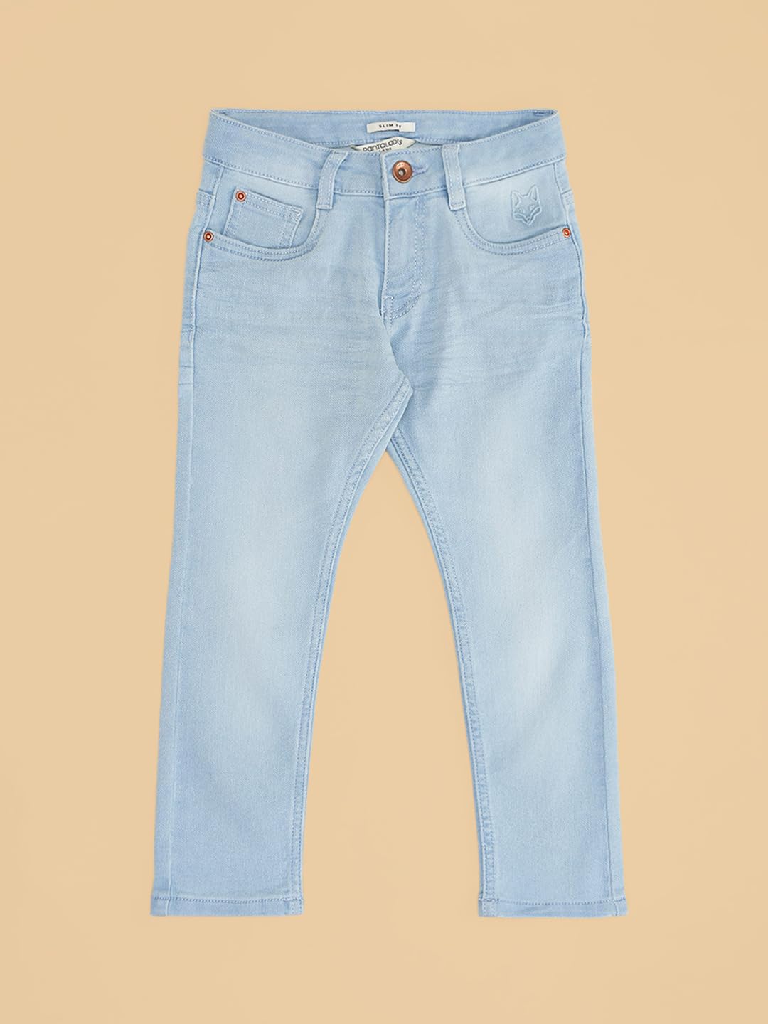 Pantaloons Junior Boy's Slim Jeans (110153904027_Blue Glow 1