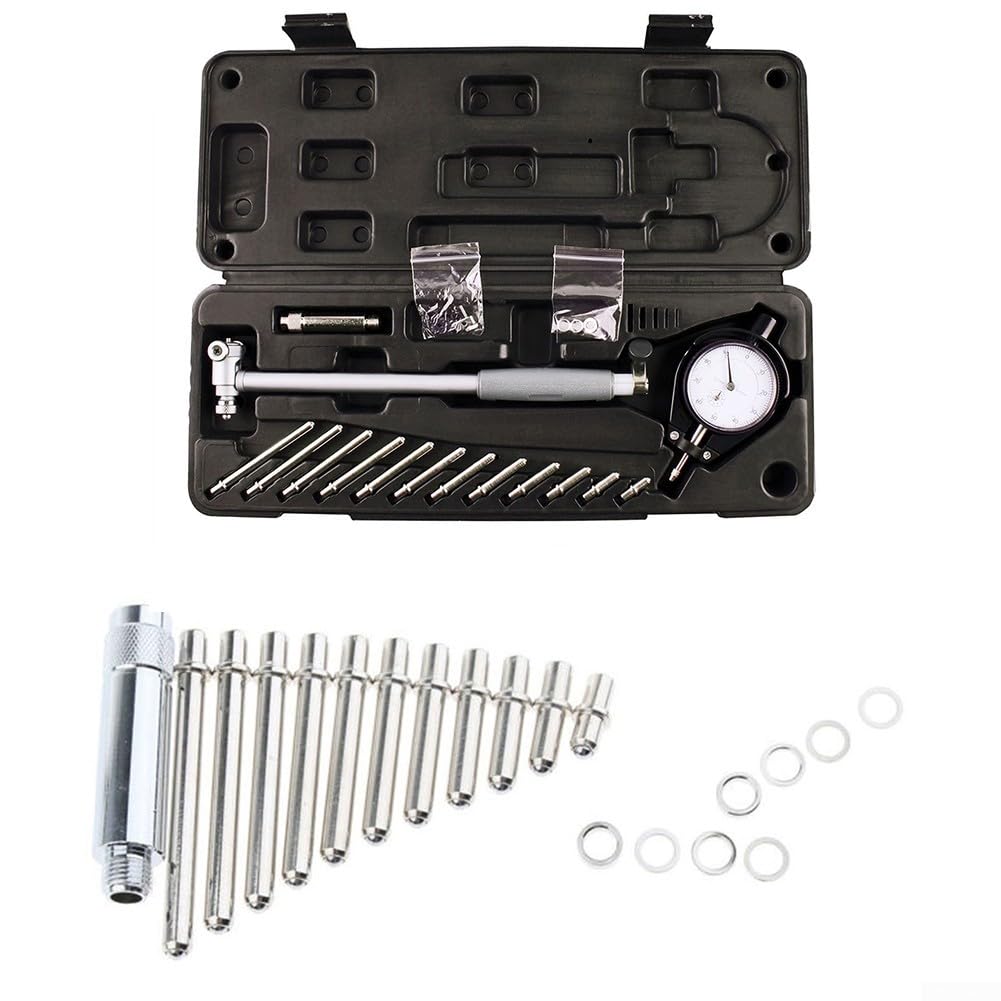Jauge d'alésage Jauge Set 18-35 mm/35-50 mm/50-160 mm Diamètre intérieur Comparateur Alliage d'aluminium Haute précision 0,01 mm Dial Bore Gauge Outil de mesure industriel