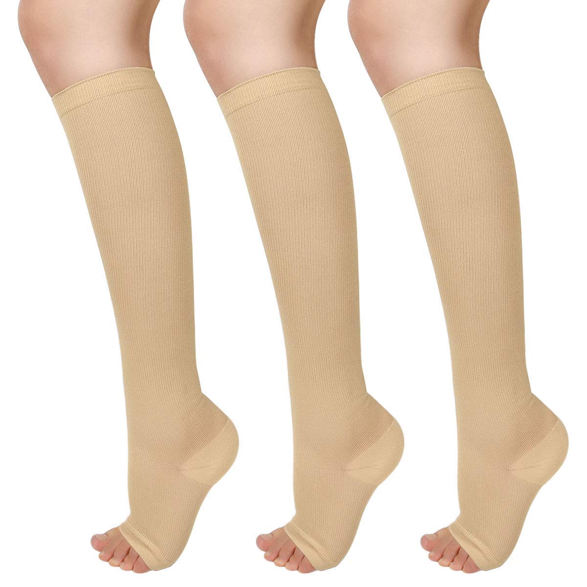 Cotton Compression Stockings for Varicose Veins Below Knee Small-image-27