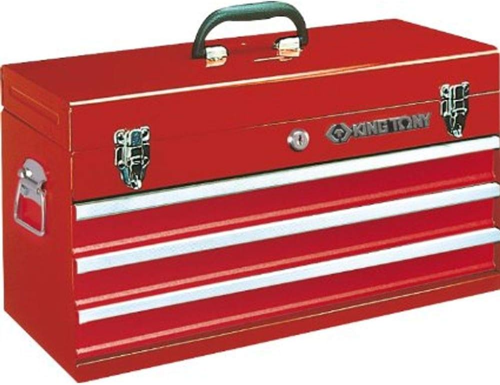 king tony 874013 Tool Chest with Three Drawers, 505 x 195 x 45 mm