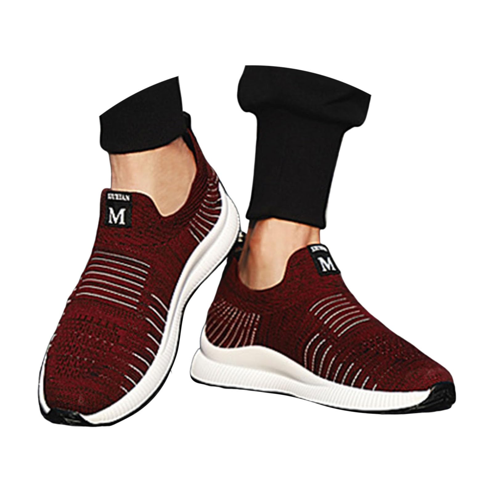 Zapatillas Hombre Zapatillas Hombre Running Fitness Tenis Deporte Trail Niño Andar Trekking Calzado para Waterproof Invierno Deportivas Gimnasio 44 De Sapatilhas Corrida Rojas 42 Zapatos Deportivos