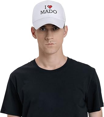 Baseball Hat Dad I Love Mado Casquette Graphic Trucker Hat