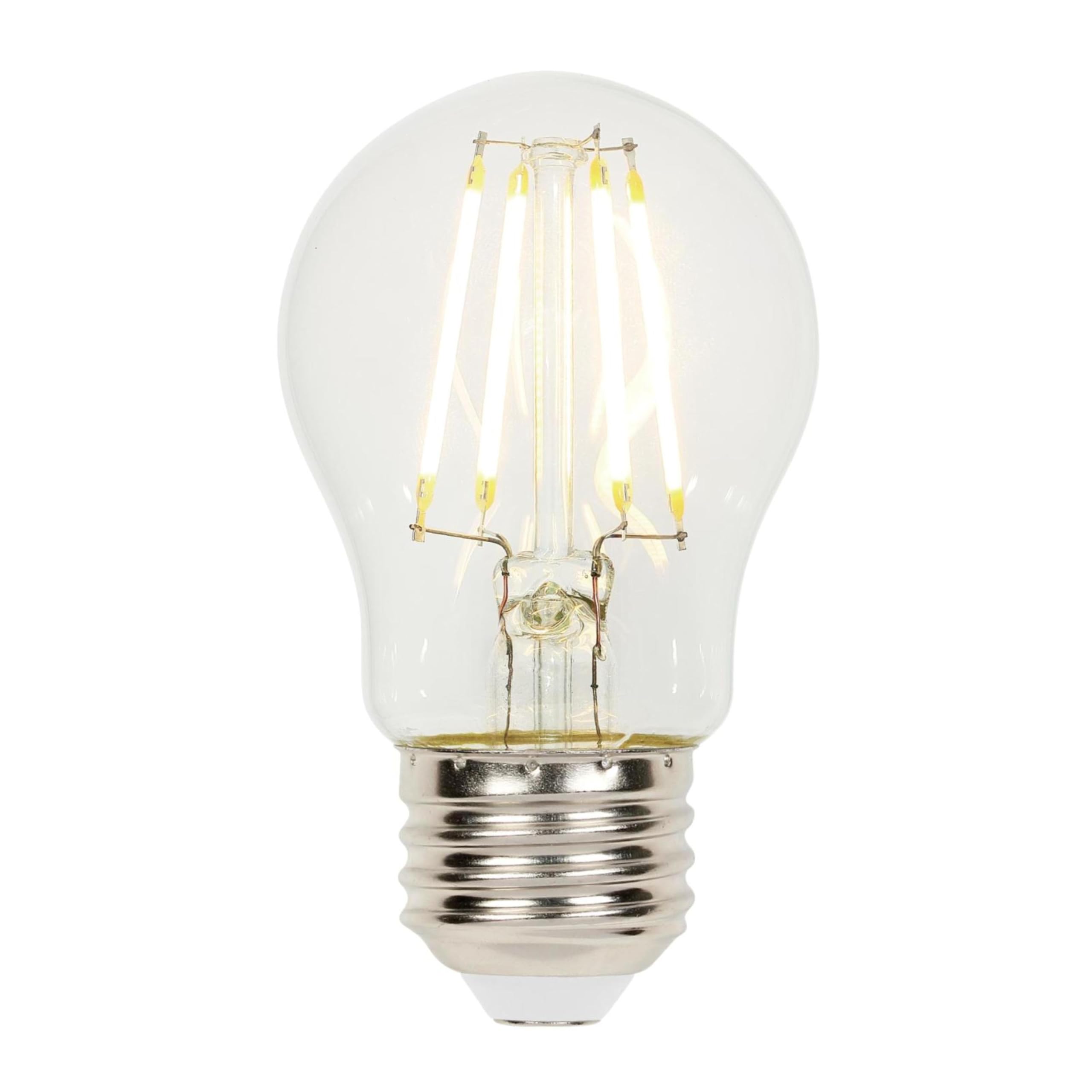 Westinghouse 5316600 4 5 Watt 40 Watt Equivalent A15 Dimmable Clear Filament LED Light Bulb Medium Base
