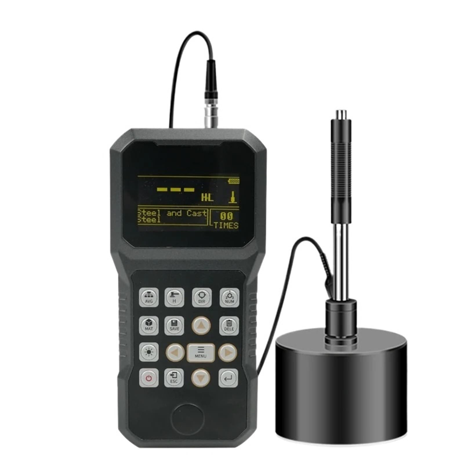 Probador de dureza Probador de dureza Leeb Digital portátil profesional for Metal acero inoxidable cobre aluminio HS HL HB HRA HRB HRC HV