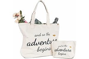 TOPDesign Canvas Bridal Shower Tote Bag