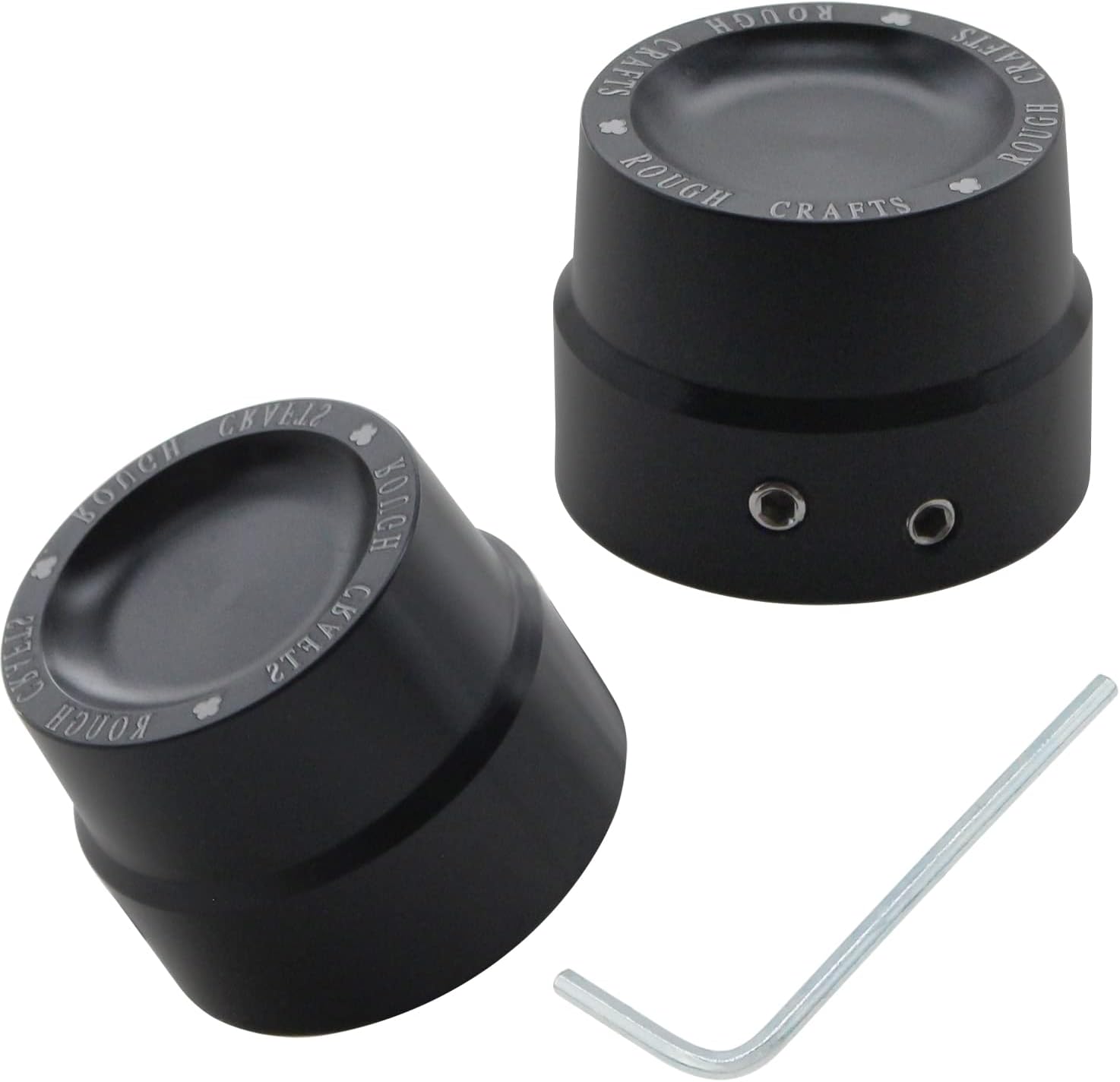 Amavoler Front Axle Nut Cover Axle Caps for Harley Softail