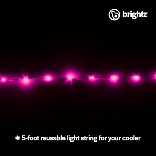 Miniatura 2 de Brightz CoolerBrightz - Cuerda de luz LED enfriadora  Rosa  Cuerda de luz impermeable para hielera  Luces microLED brillantes coloridas  Compatible