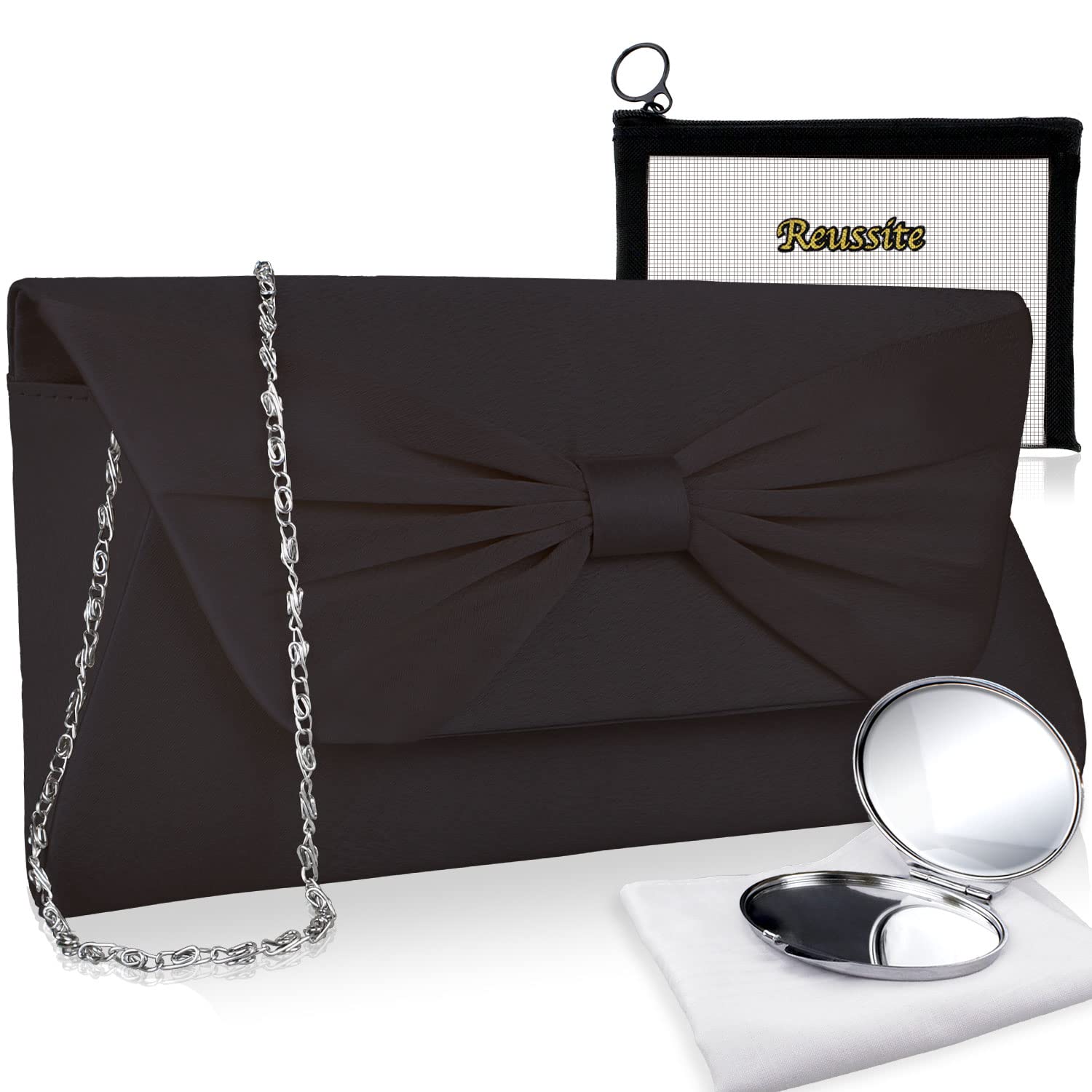 Amazon | [Reussite] パーティーバッグ 結婚式 大きめ 3way リボン