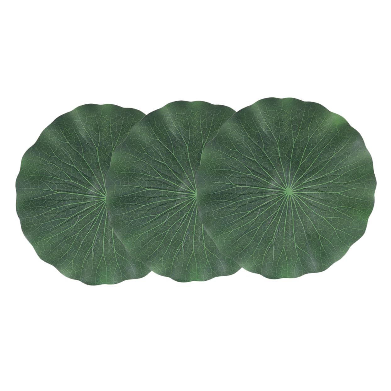 Feuilles de lotus en mousse pour décorer un bassin de jardin et une piscine extérieure