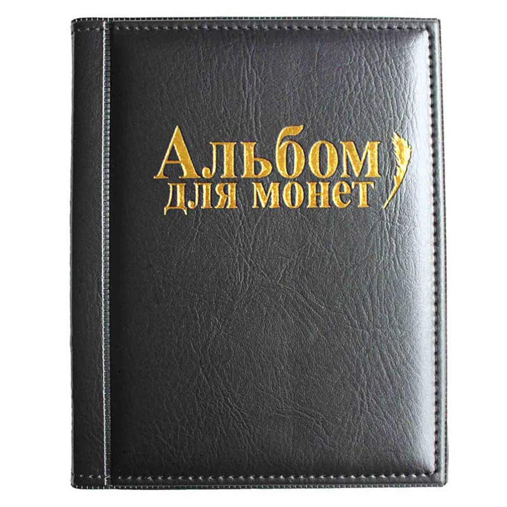 Didiseaon Álbum de Monedas de Colección 250 Bolsillos 10 Páginas PU