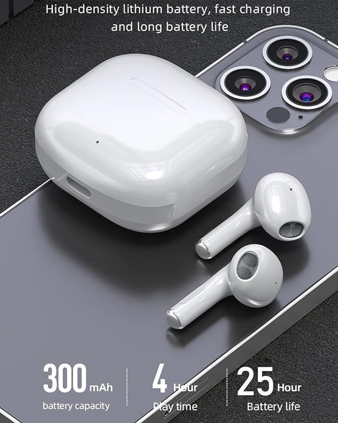 Image of iPhonee Headphones (3 Generation) H2 Chip | Wireless Earbuds, Spatial Audio, High-Fidelity Sound,USB-C Charging |USB-C Charging Case,Easy Use for iPhone,Apple Compatible