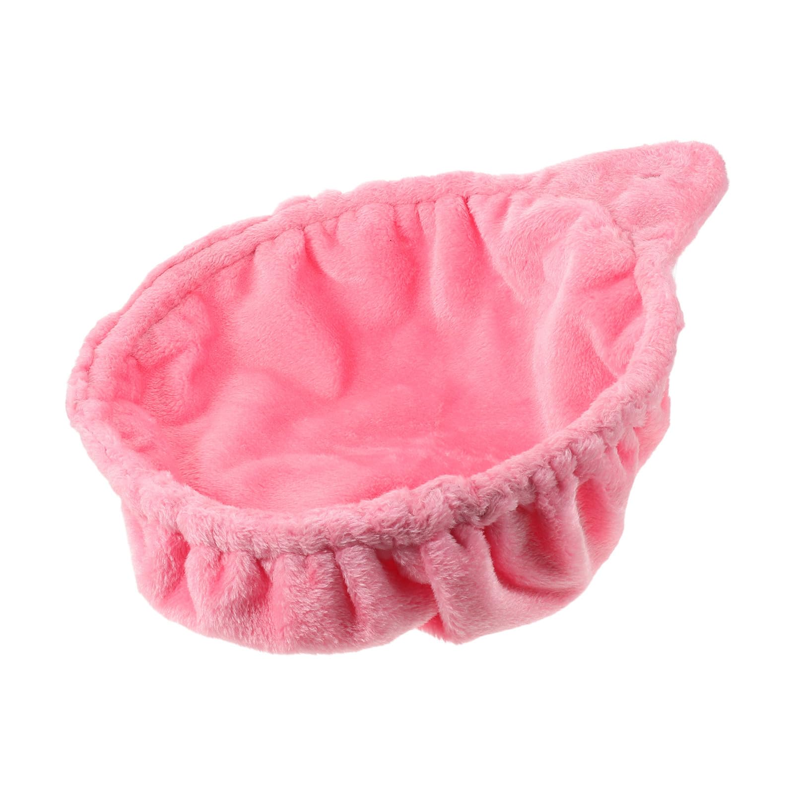 Beaupretty Hamac pour Chat en Peluche Rose Structure en Acier, Design Fermé Facile à Nettoyer, Forme Ronde Grosse Cuillère, pour Arbre à Chat ou Plateforme de Remplacement