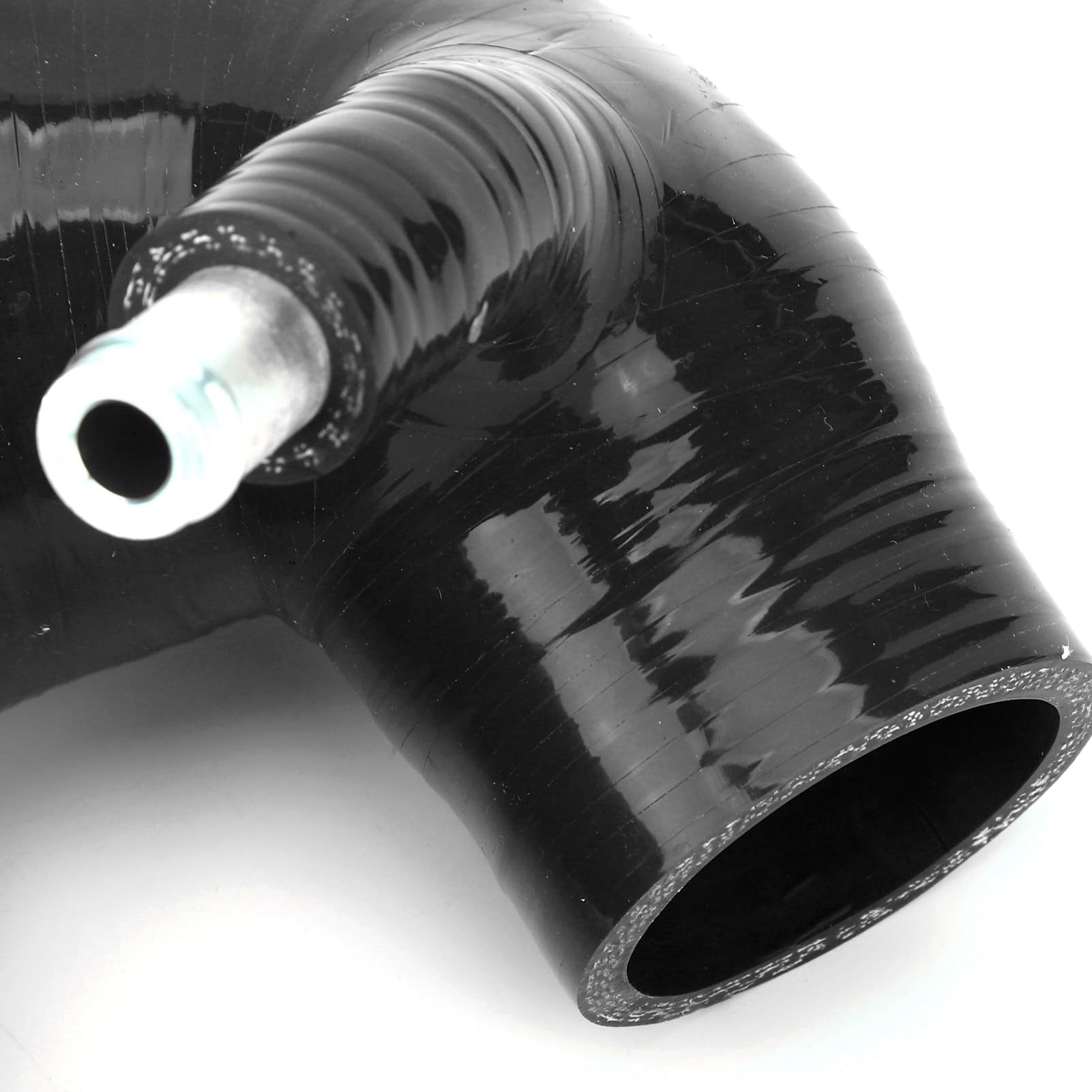 Sostituzione Kit Tubo Flessibile Aspirazione Silicone per Fiat Abarth 500 595 695 1.4L TurboJet 2008-2023(Nero)