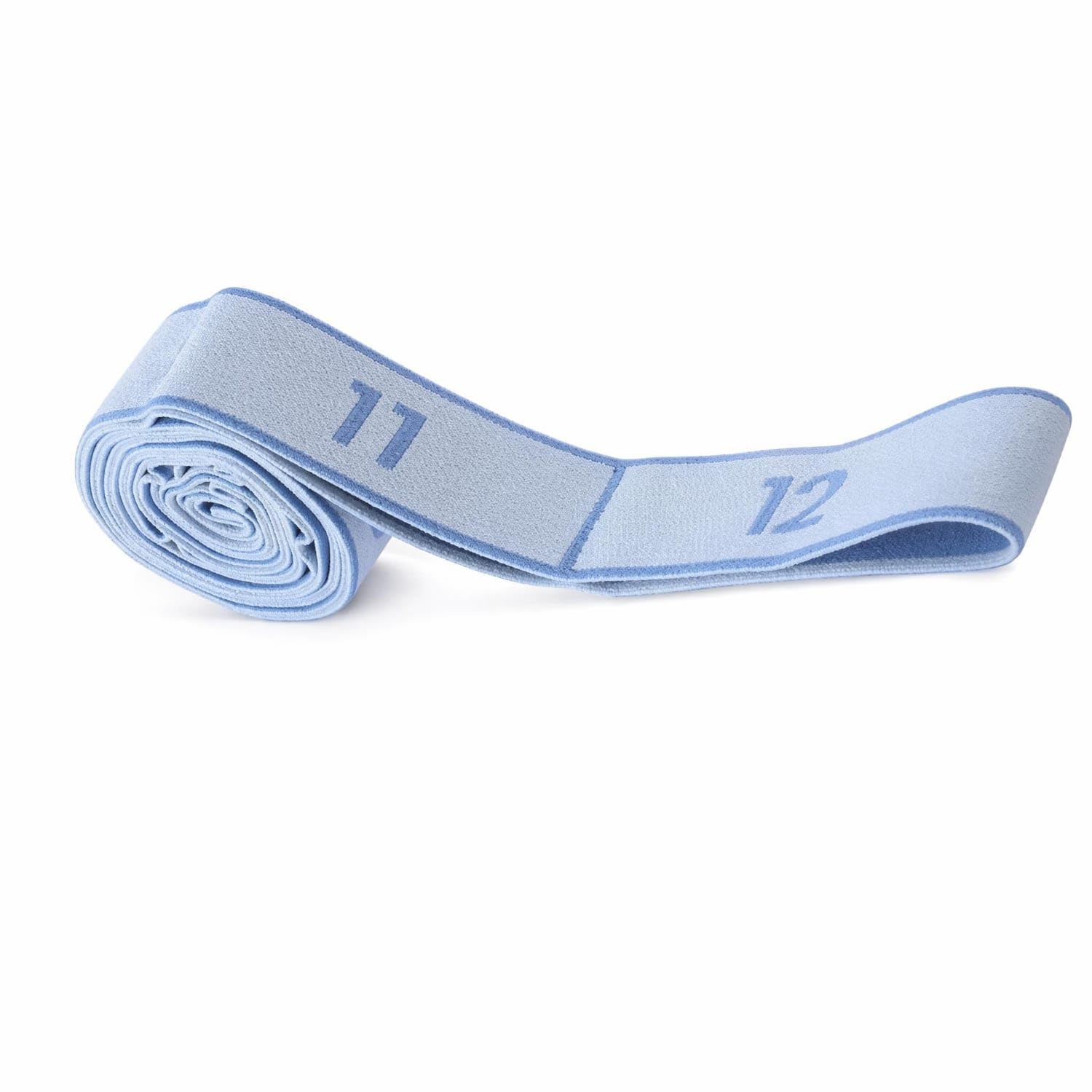 Resistance Dance Stretching Band Woven Dance Stretch Band Flat Segmented Elastic Strap Wide for Dancers, Beginners, Home Workouts, 12-segment, Light Blue Number|Yoga Straps|Sporting Goods-image-0