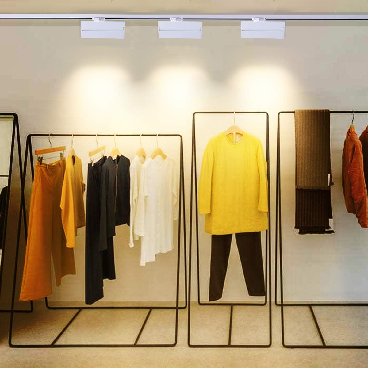 Exсluѕіvе Dіѕсоunt 80% оƒƒеr mirrea 20W Dimmable LED Array Track Lighting Heads White Painted Compatible with Single Circuit H Type Track Rail CRI 90 Warm White 3000K Beam Angle 30° for Wall Art or Shop Window Pack of 4