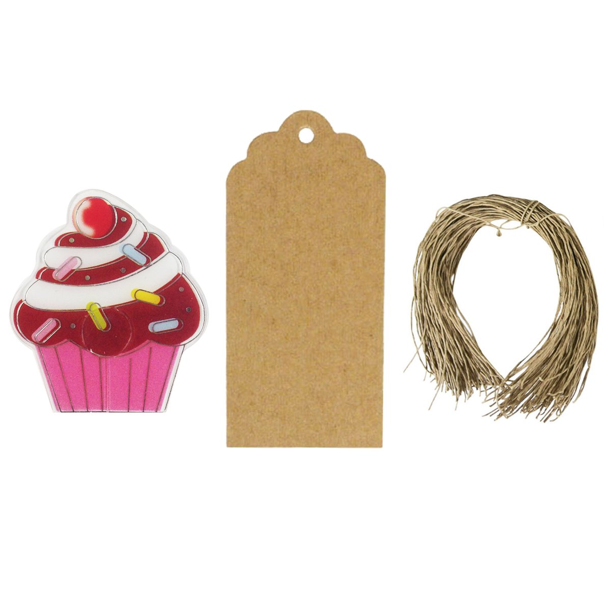 Sacs en cellophane bien fermés grâce aux pinces pour cupcakes en bois