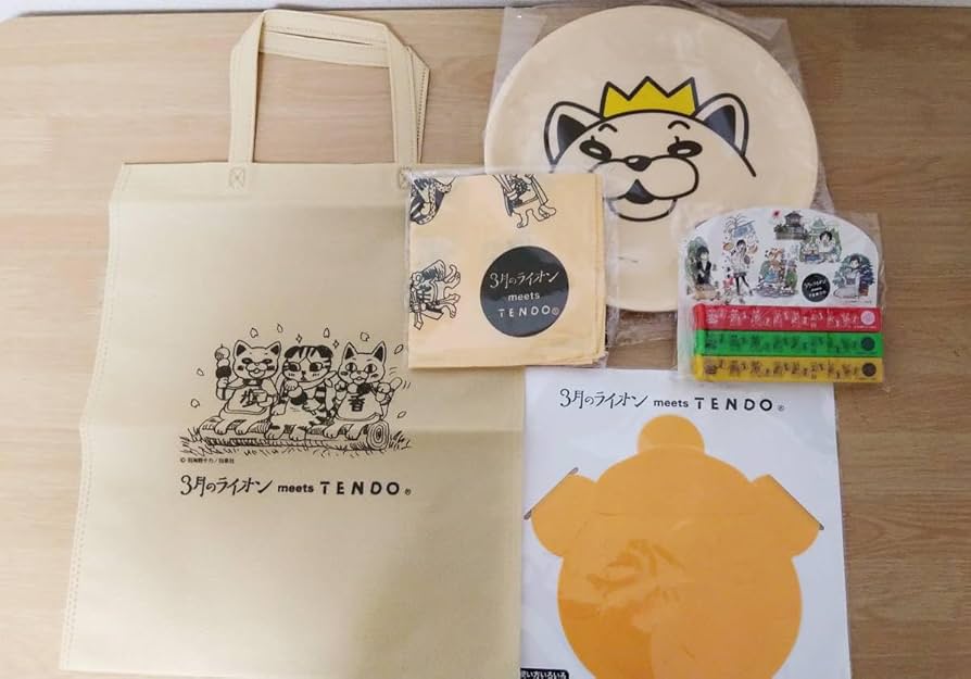 Amazon.co.jp: 3月のライオン 天童市 限定ノベルティ 5点セット